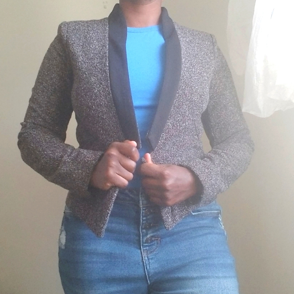 Gap Grey & Black blazer